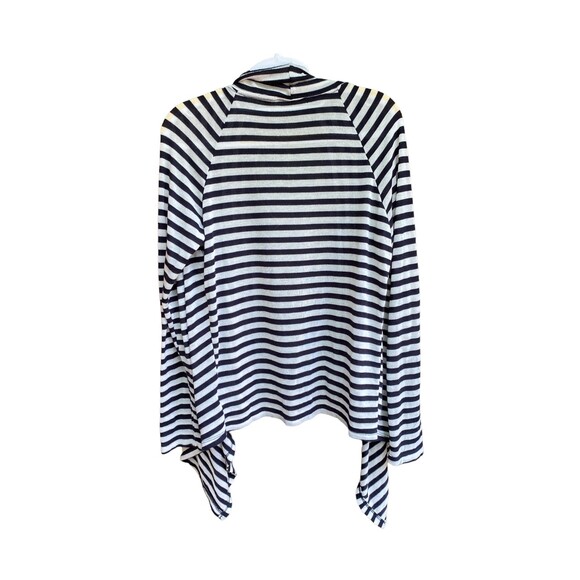 Kate Madisen Striped Lightweight Open Cardigan Long Sleeve Top Size Medium M - Picture 5 of 9